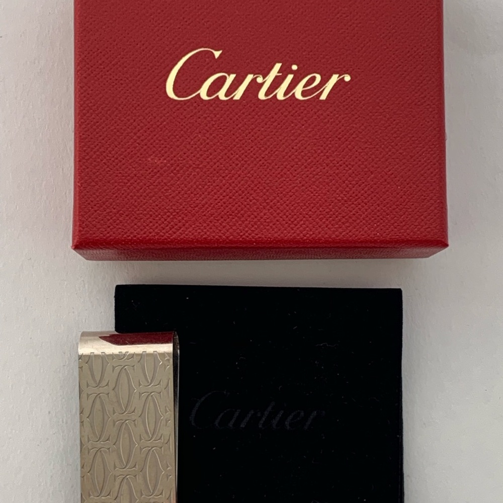 Cartier Money Clip Palladium Finish